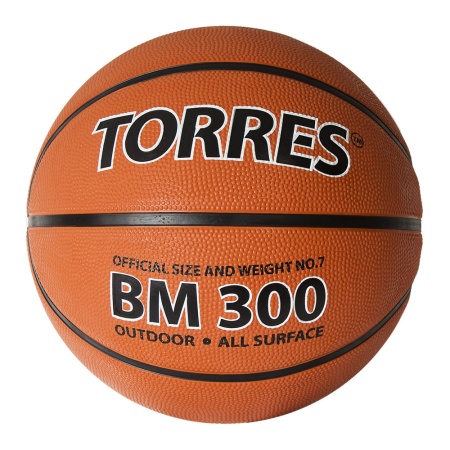 Купить Мяч баскетбольный  "TORRES BM300" р.3  в Харовске 